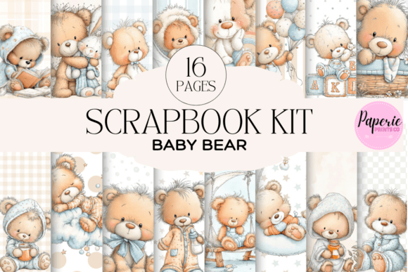 Download Baby Bear Scrapbook Kit - Book Collection