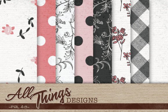 Download Pretty in Pink Digital Scrapbook Kit - Book Collection