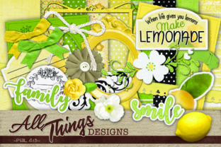 Download Lemon Digital Scrapbook Kit - Book Collection