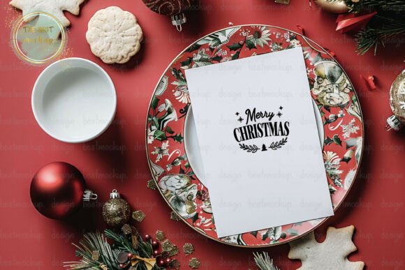 Download Festive Card Scene Mockup - Festive card Collection