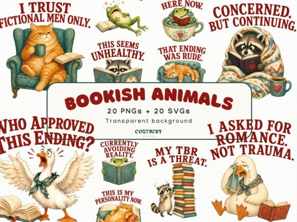 Download Sarcastic Bookish Clipart Book Lover PNG - Premium Resources