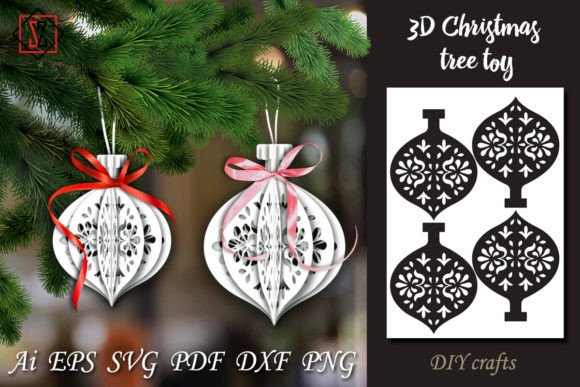 Download 3D Christmas Tree Toy / DIY Crafts - Christmas tree Collection