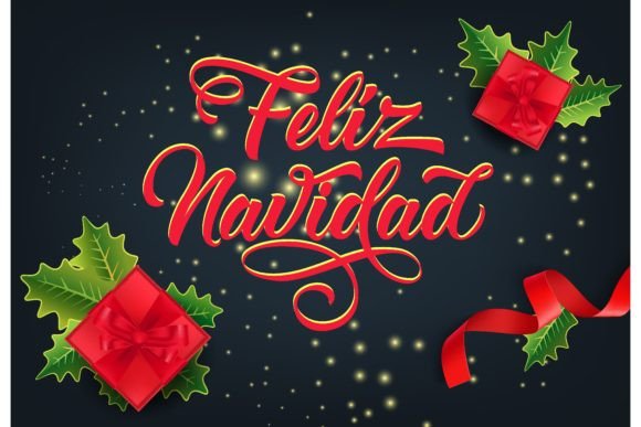 Download Feliz Navidad Festive Card Design. Chris - Festive card Collection